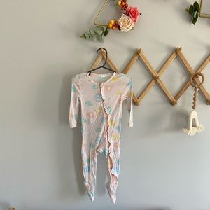 Angel Dear Zippered Footie Ruffled